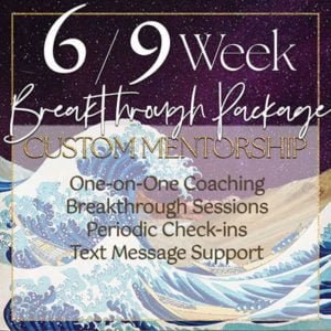 Breakthrough Package - Custom Mentorship